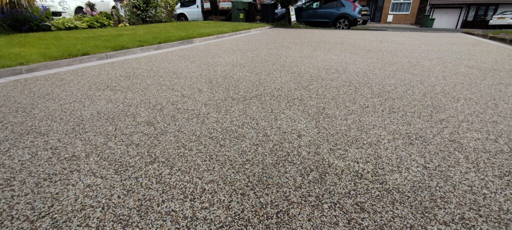 Resin driveway